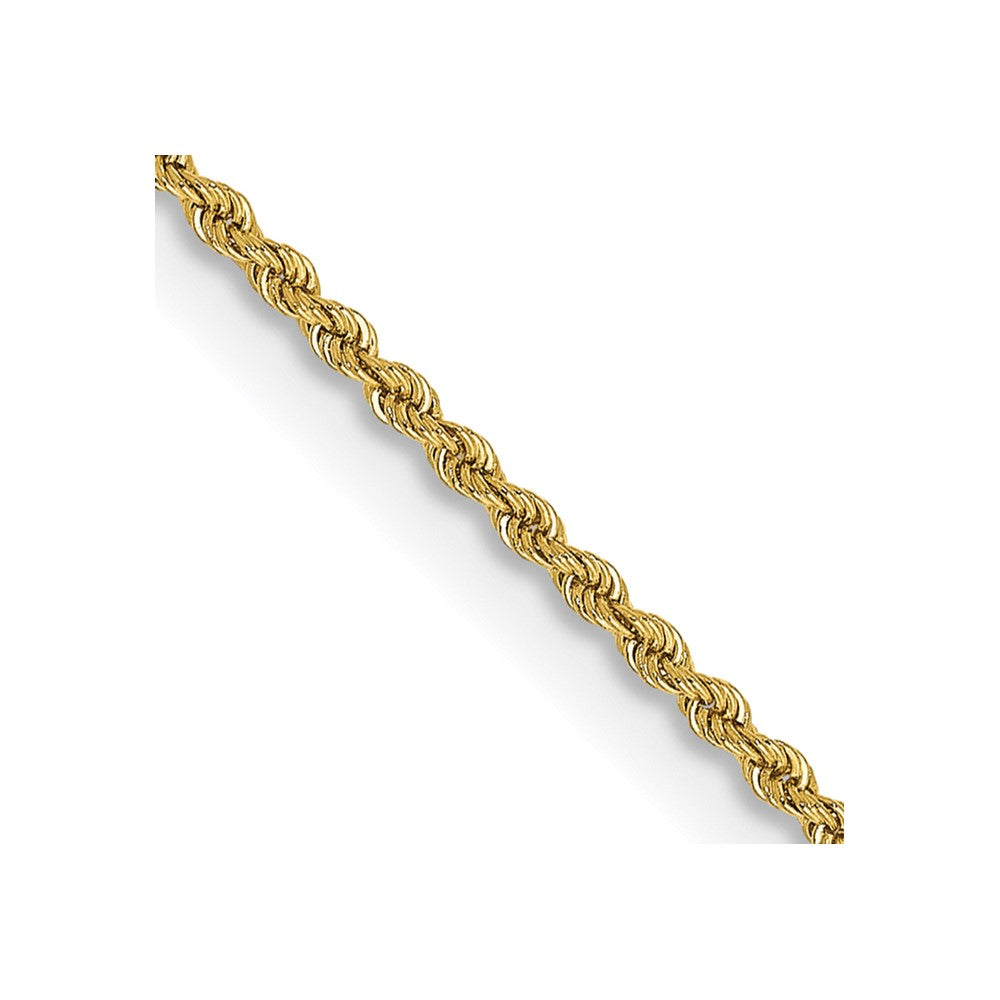 14K 24 inch 2mm Regular Rope with Lobster Clasp Chain