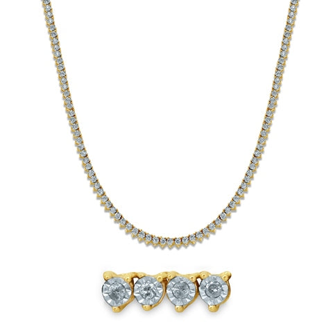 10K Yellow 2.12-2.25Ct D-Necklace