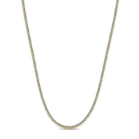 10K Yellow  2.12-2.25Ct D-Necklace 22Inch