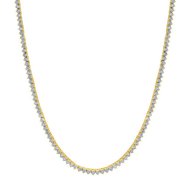 10K Yellow 2.54-2.64Ct D-Necklace 26Inch