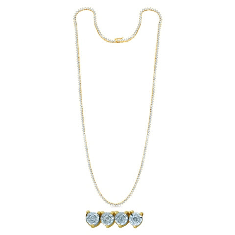 10K Yellow 1.68-1.81Ct D-Necklace