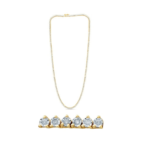 10K Yellow 1.84-1.95Ct D-Necklace