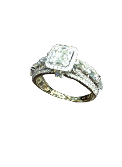 14K Yellow 0.91-0.96Ct D-Ladies Rings