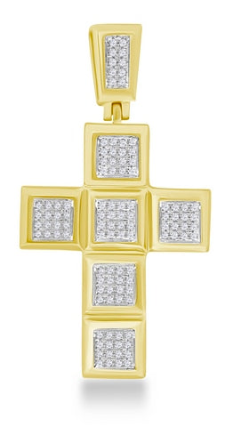 10K Yellowspl Price  0.19-0.22Ct D-Charm Cross