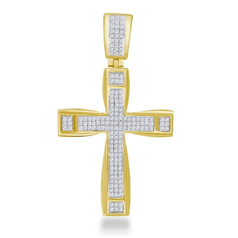 10K Yellow 0.32-0.34Ct Cross