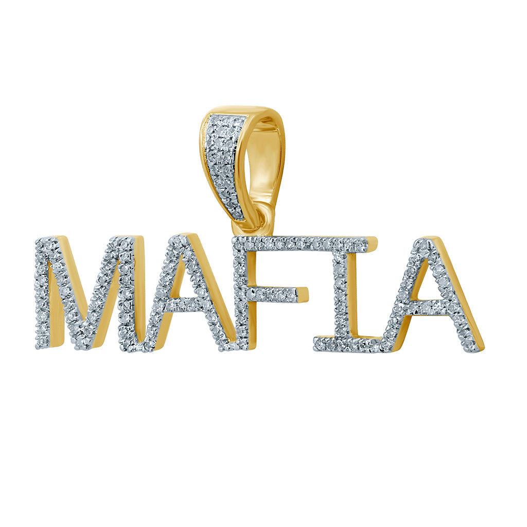 10K Yellow 0.27-0.30Ct D-  Mafia  Charm