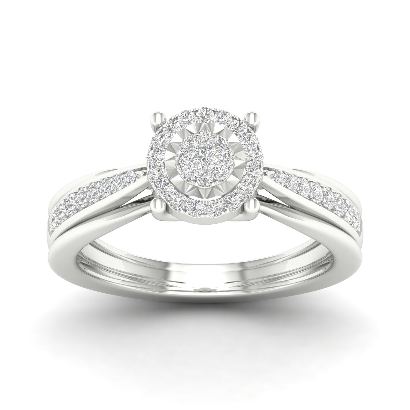 10K White 0.25Ct D-Rladies Rings