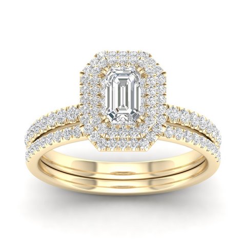 14K Yellowspl Price:  0.88Ct D-Ladies Rings