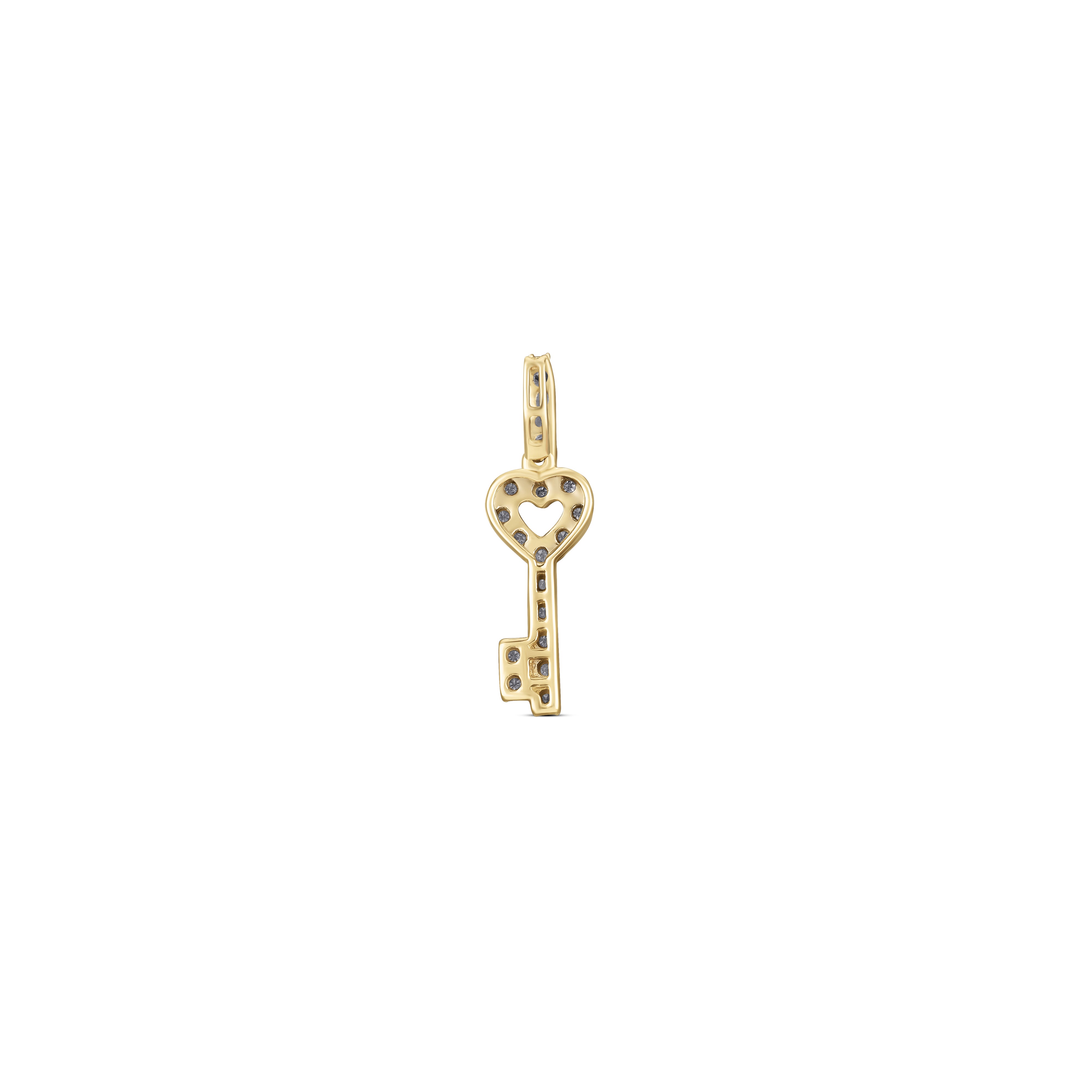 10K Yellow 0.10-0.11Ct D-Key Charm