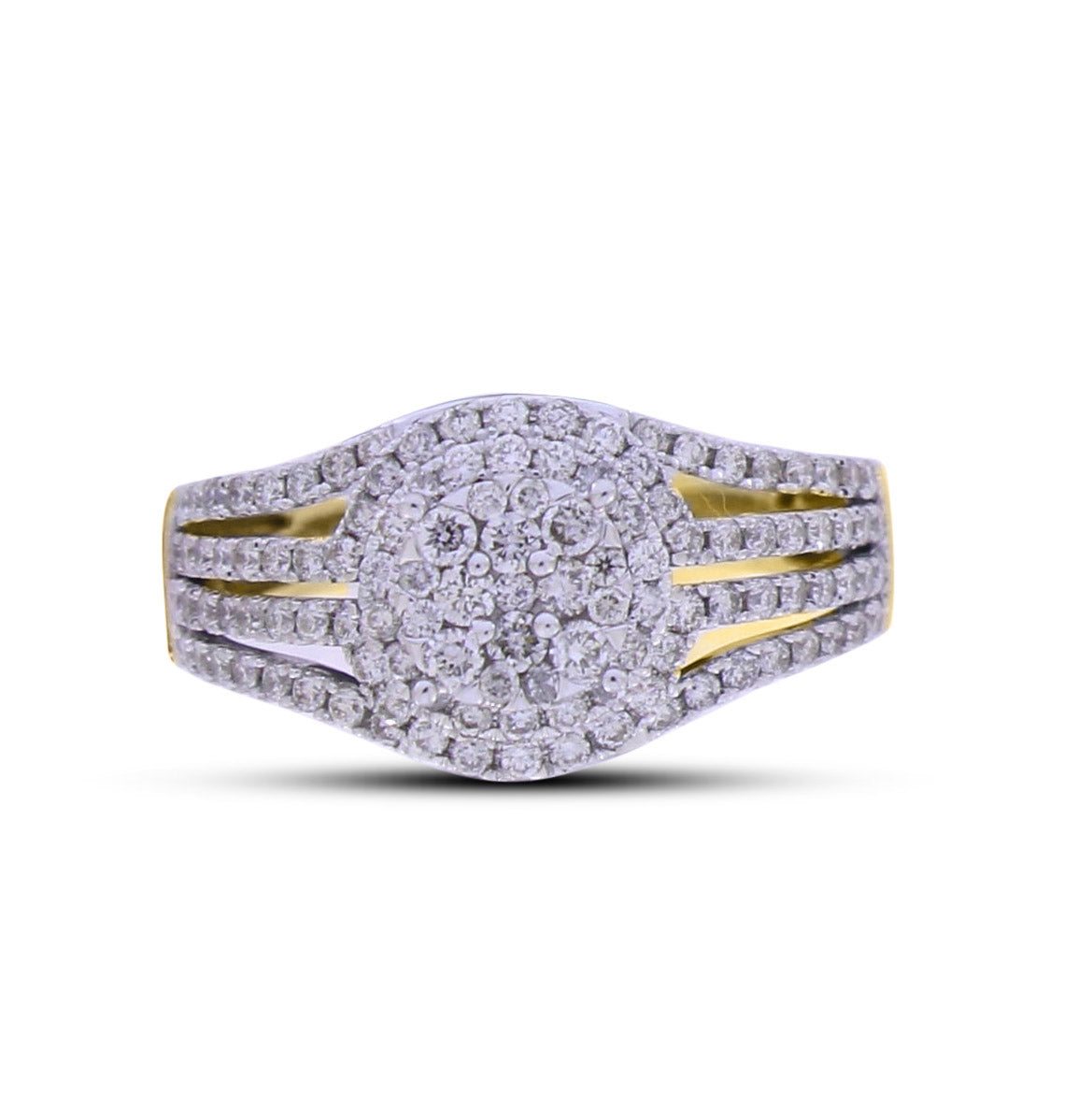 14K Yellow 0.82-0.84Ct D-Ladies Rings