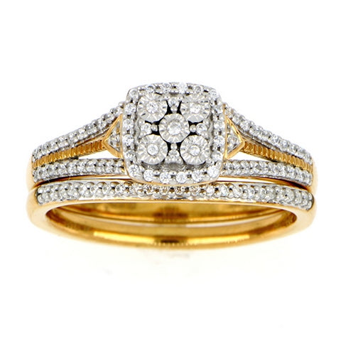 10K Yellow 0.25Ct D-Ladies Rings