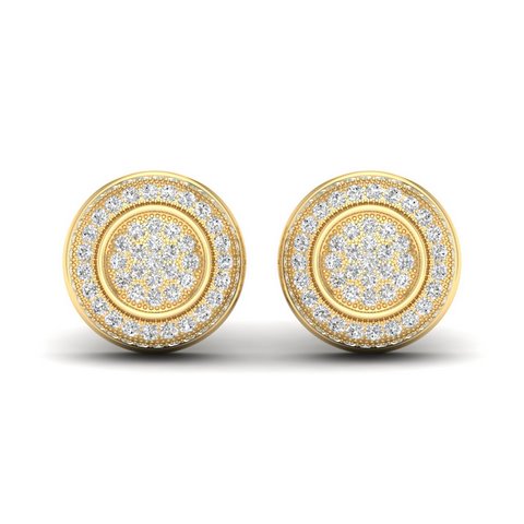 10K Yellow 0.20Ct D-Earring