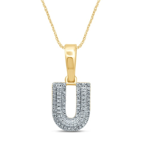 10K Yellow 0.12-0.13Ct D-Micropave Initial U