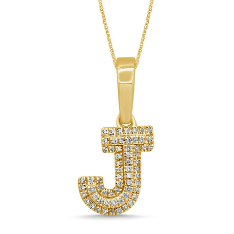 10K Yellow 0.09- 0.11Ct D-Micropave Initial J