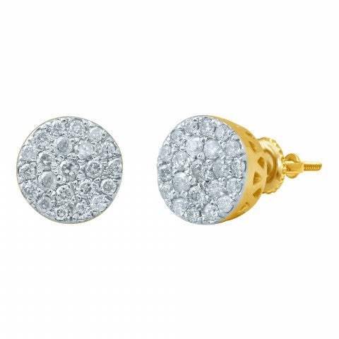 10K Yellow 0.24-0.26Ct D-Earrings