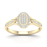 10K Yellow 0.10Ct D-Ladies Rings