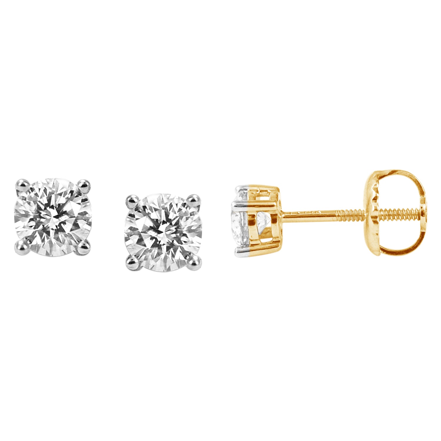 14K Yellowspl Price  0.46- 0.54Ct D-Earrings