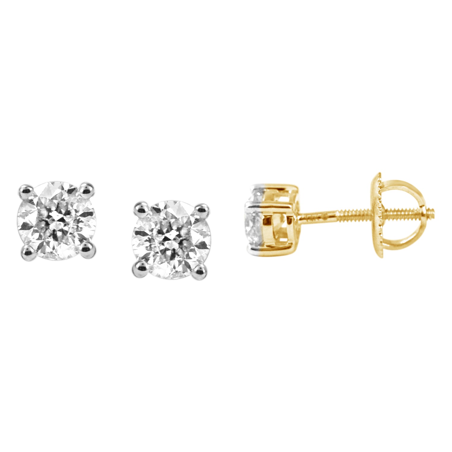 14K Yellowspl Price  0.70-0.81Ct D-Earrings