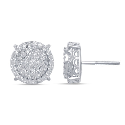 10K Yellow 0.98-1.06Ct D-Earrings