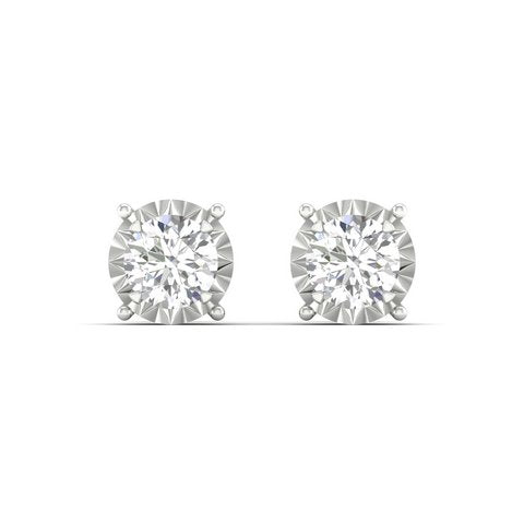 10K Yellow 0.15Ct D-Earrings