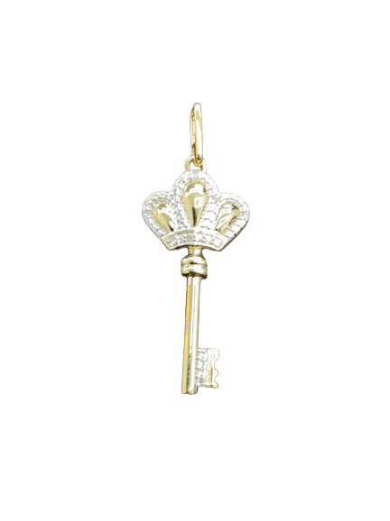 10K Yellow 0.03Ct D-Key Charm