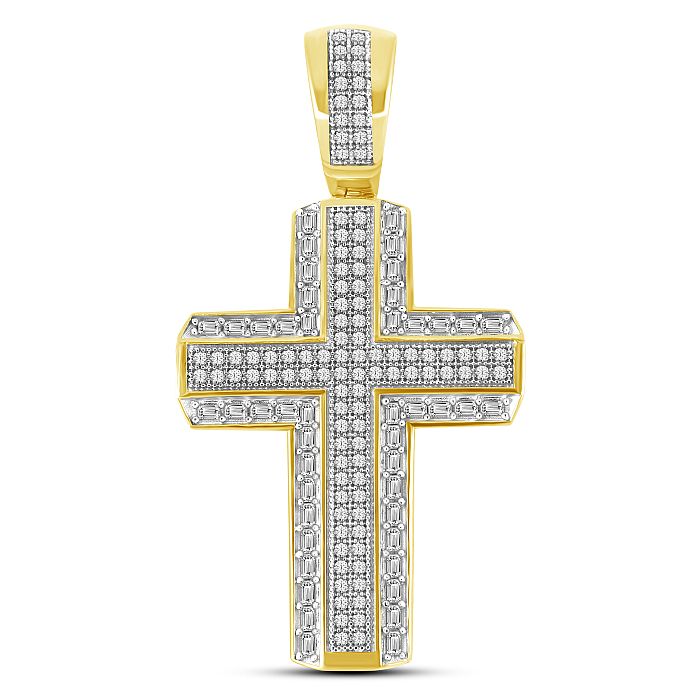 10K Yellow 0.50Ct D-Cross