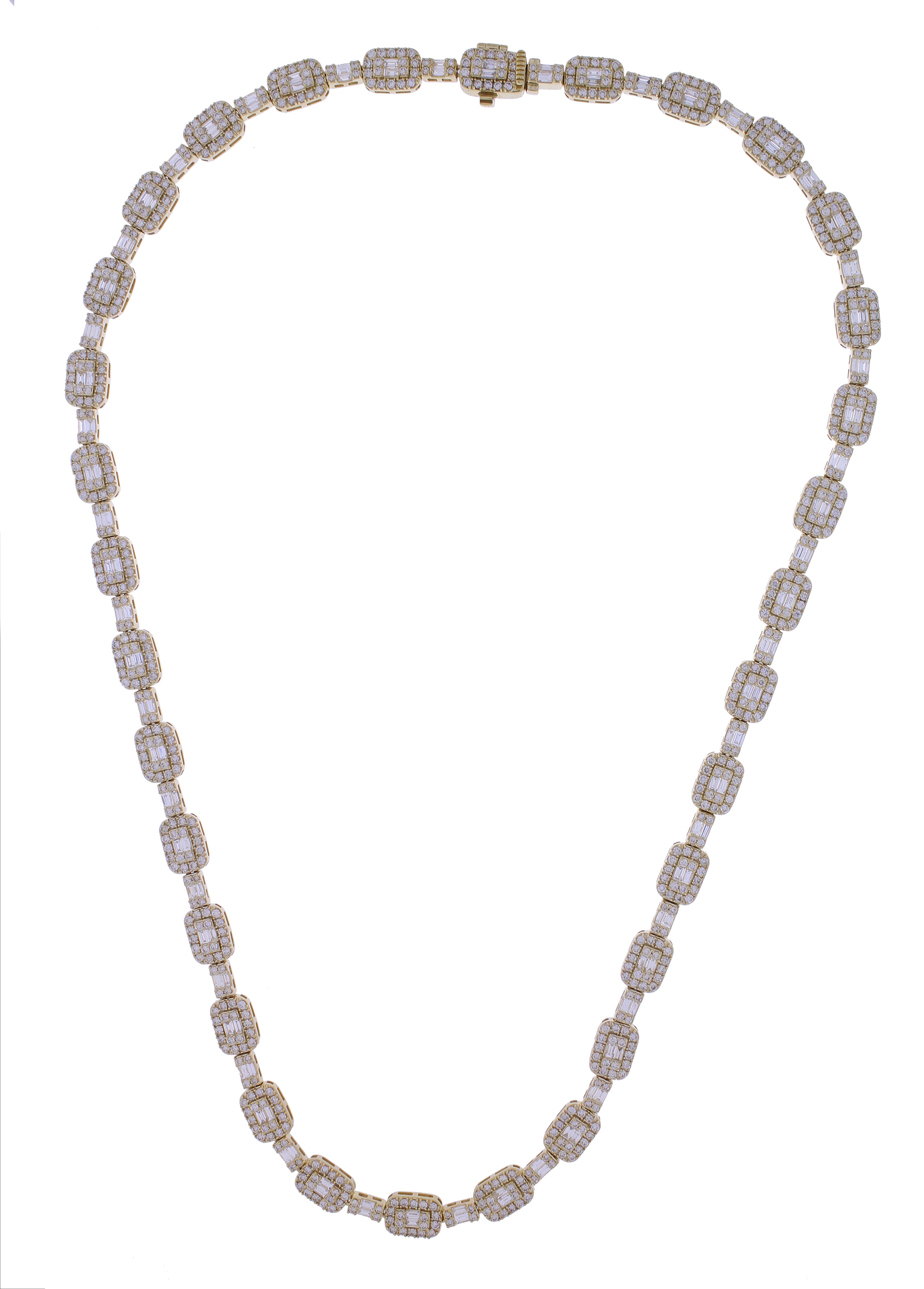 10K Yellow 17.05-17.47Ct D-Necklace