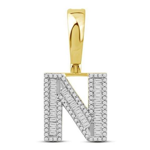 10K Yellow 0.52Ct D-Baguette  Initial N