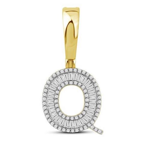 10K Yellow 0.46Ct D-Baguette  Initial Q