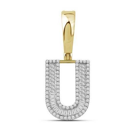 10K Yellow 0.46Ct D-Baguette  Initial U