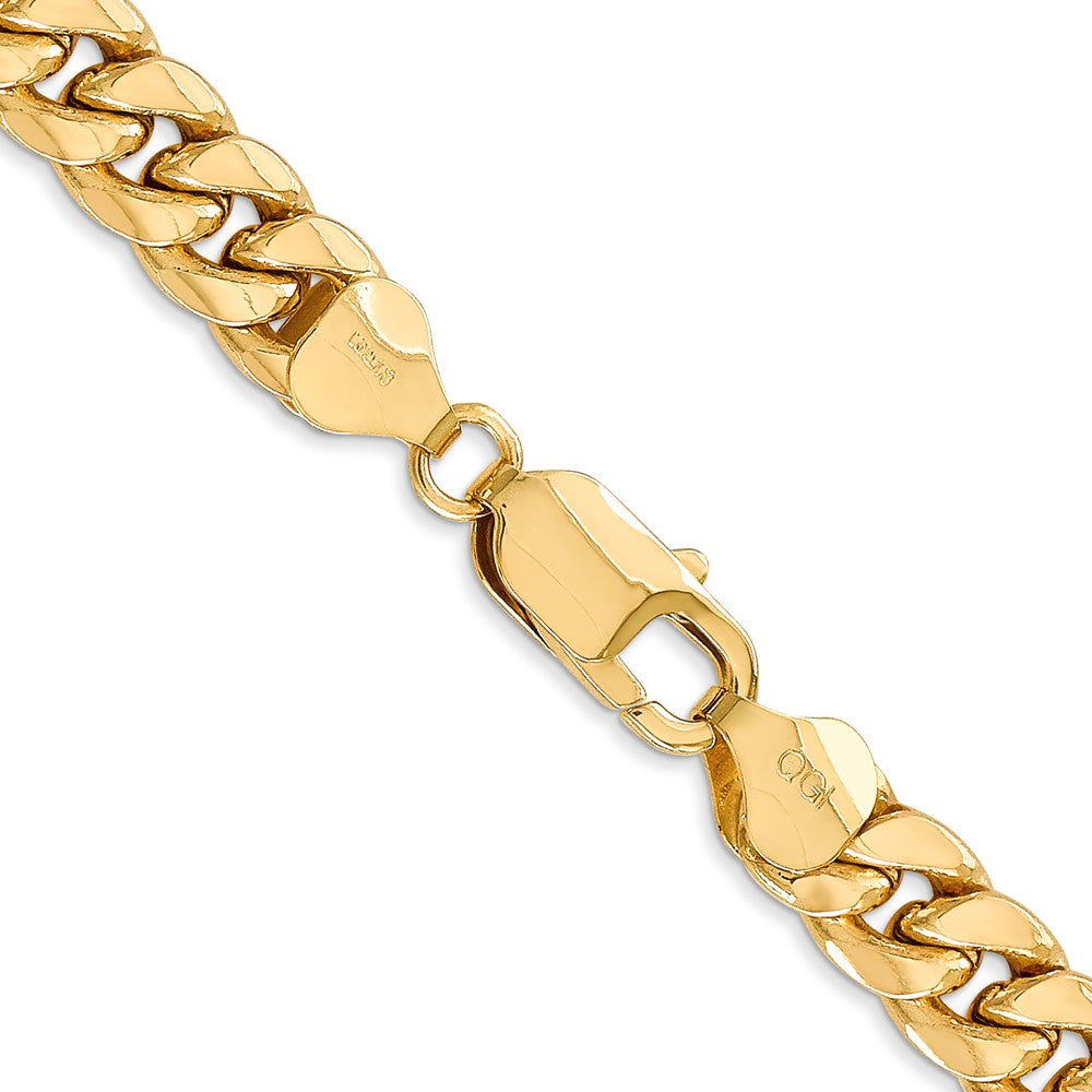 10k 7.3mm Semi-Solid Miami Cuban Chain