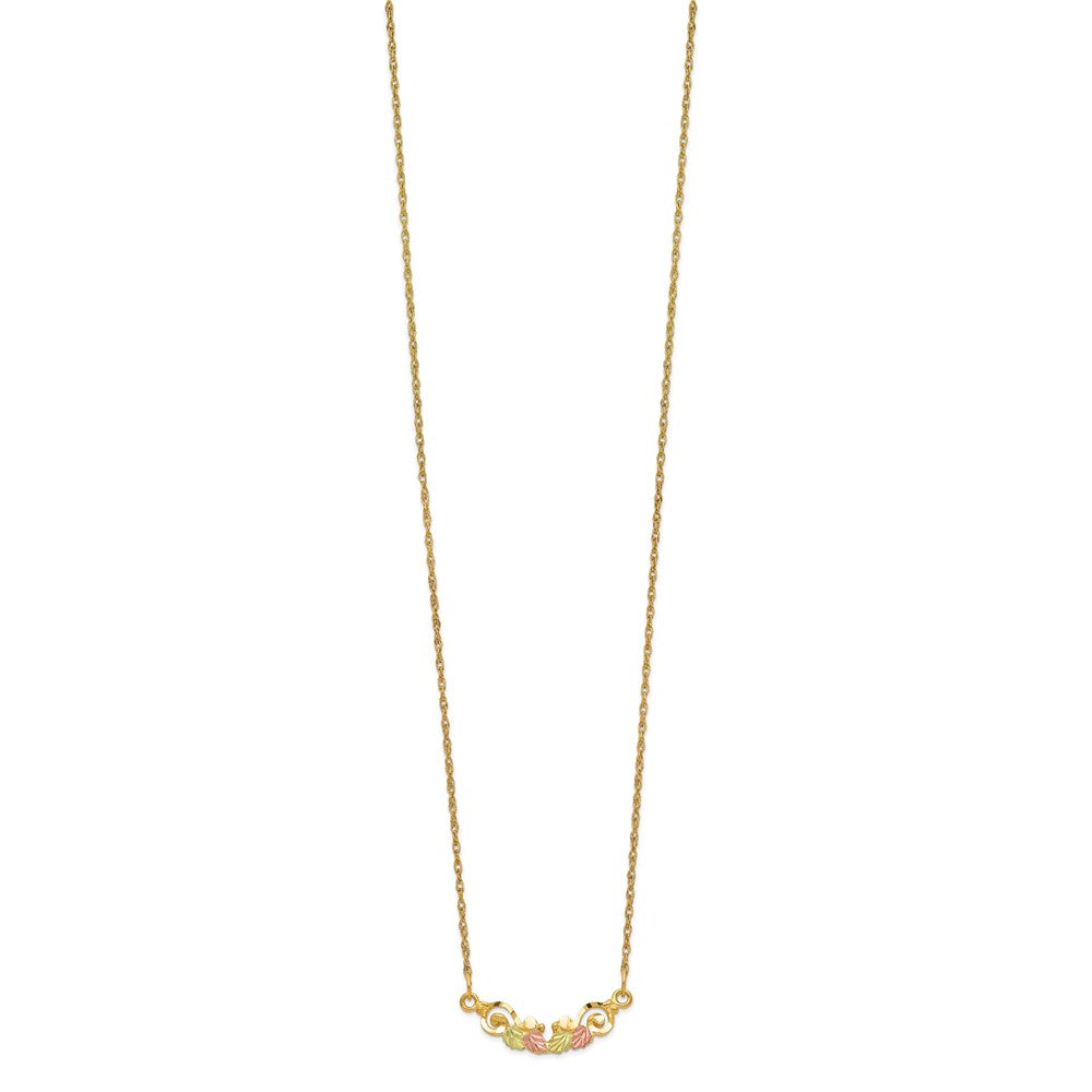 10k Tri-color Black Hills Gold Necklace