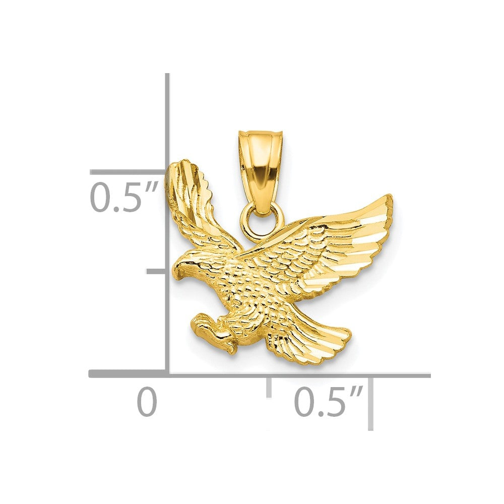 10k Eagle Charm