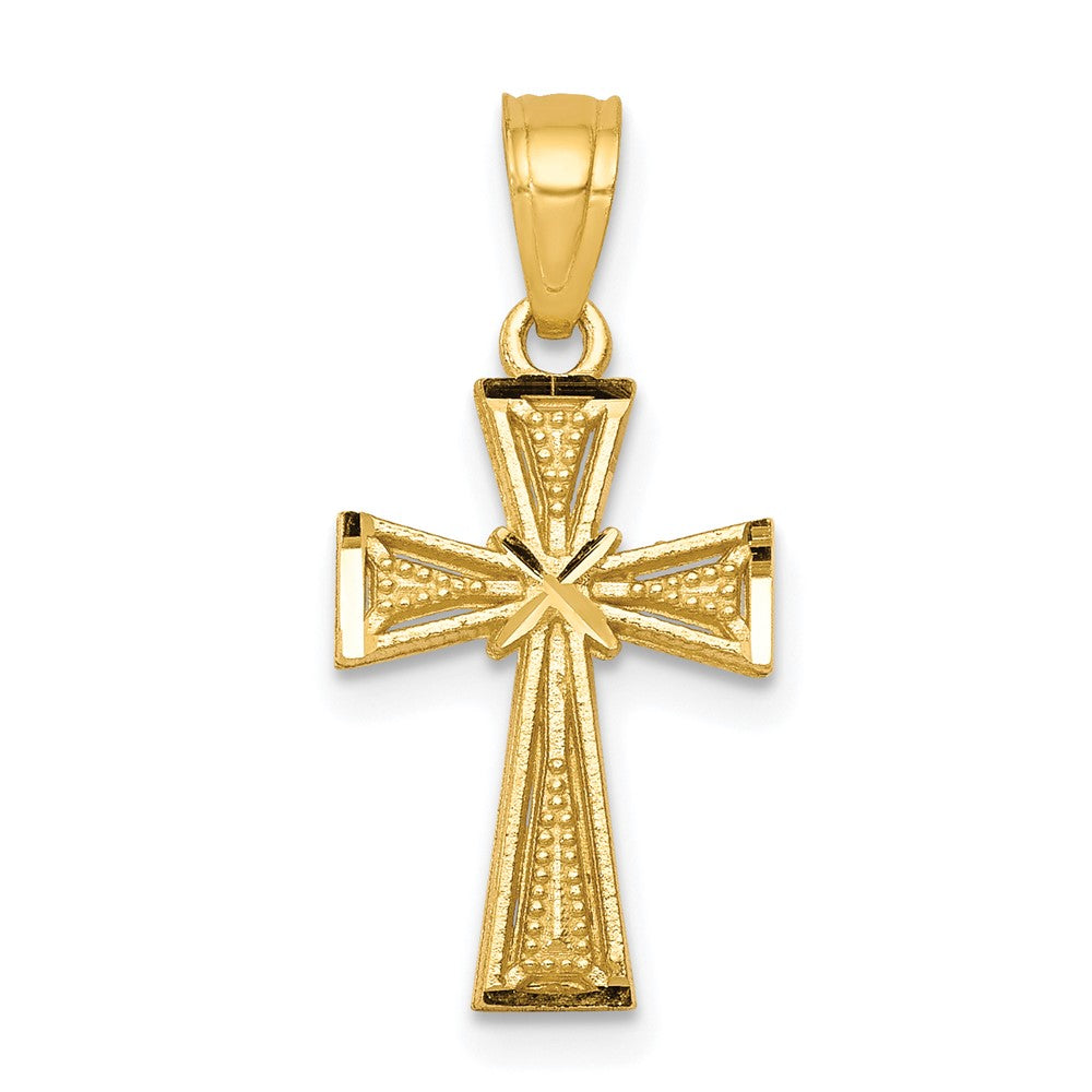 10k Cross Pendant