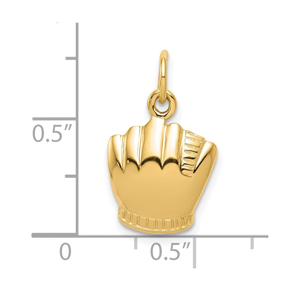 10K Baseball Charm