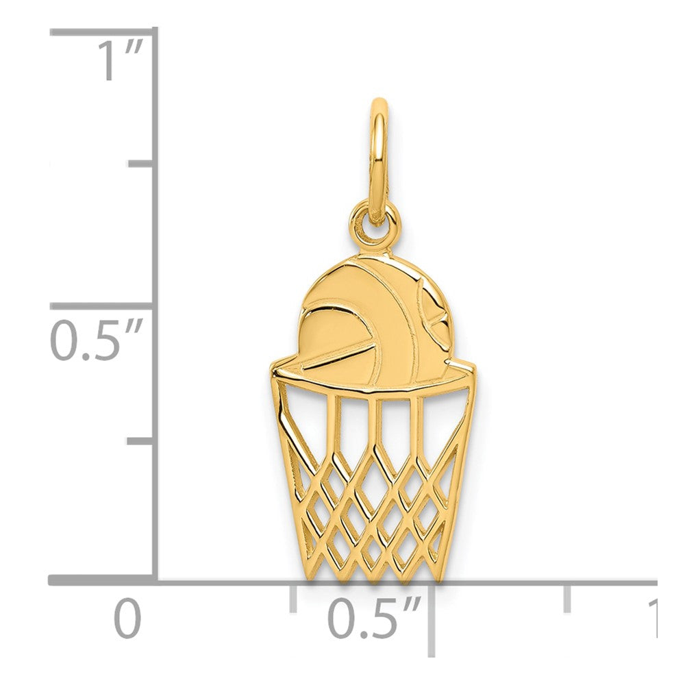 10K Basketball Charm