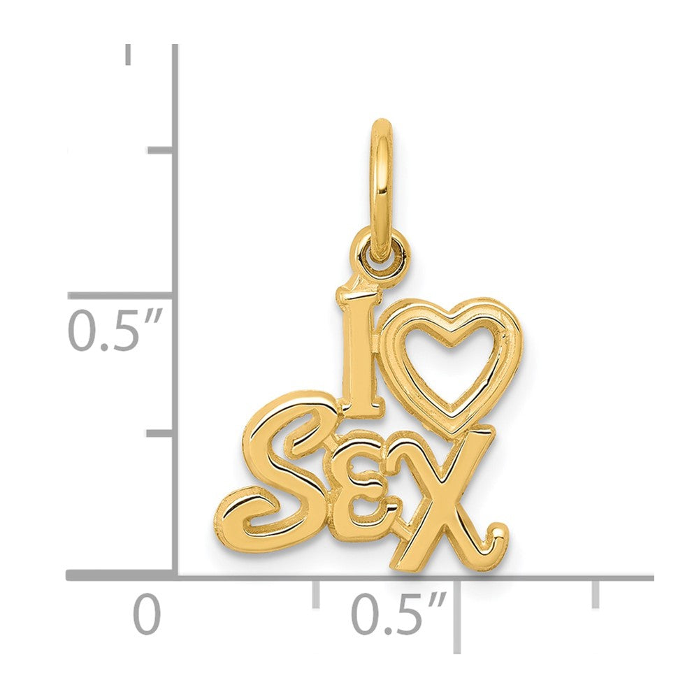 10k Talking - I HEART SEX Charm