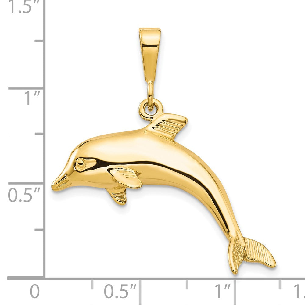 10k Dolphin Charm