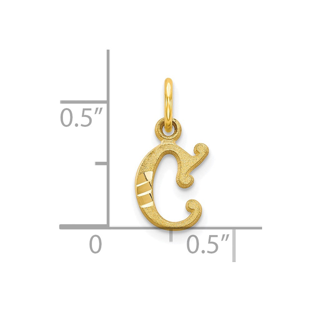 10K Initial C Charm