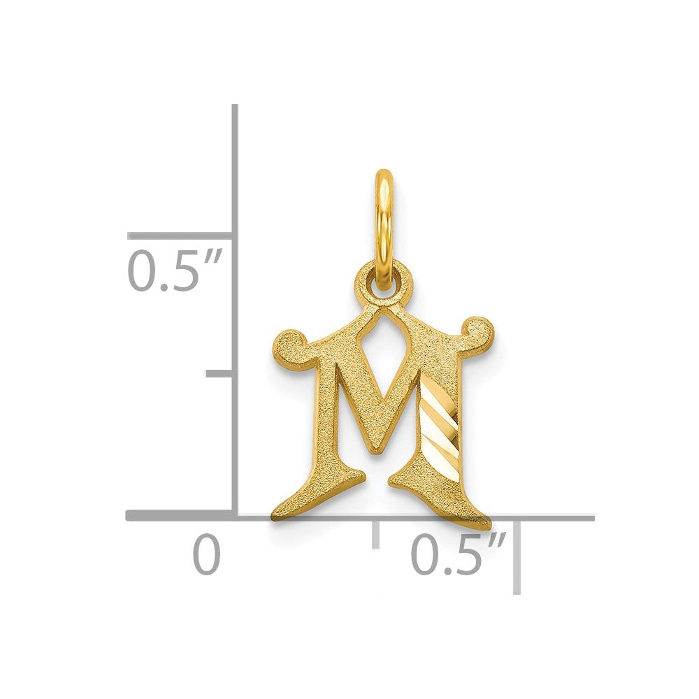 10k Initial M Charm