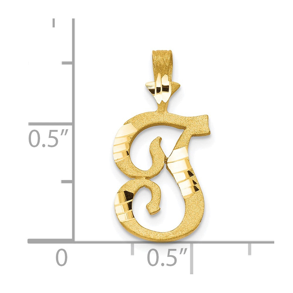 10k Initial T Pendant