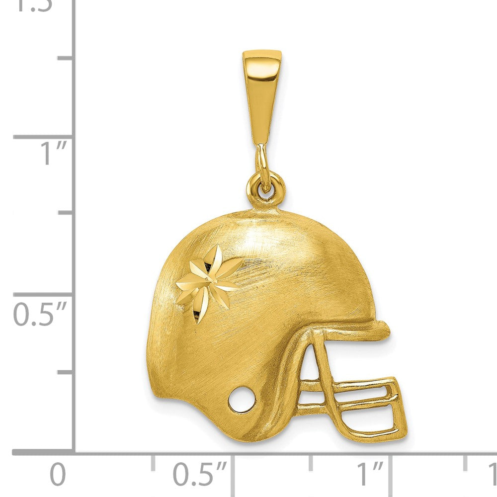 10K Football Helmet Charm