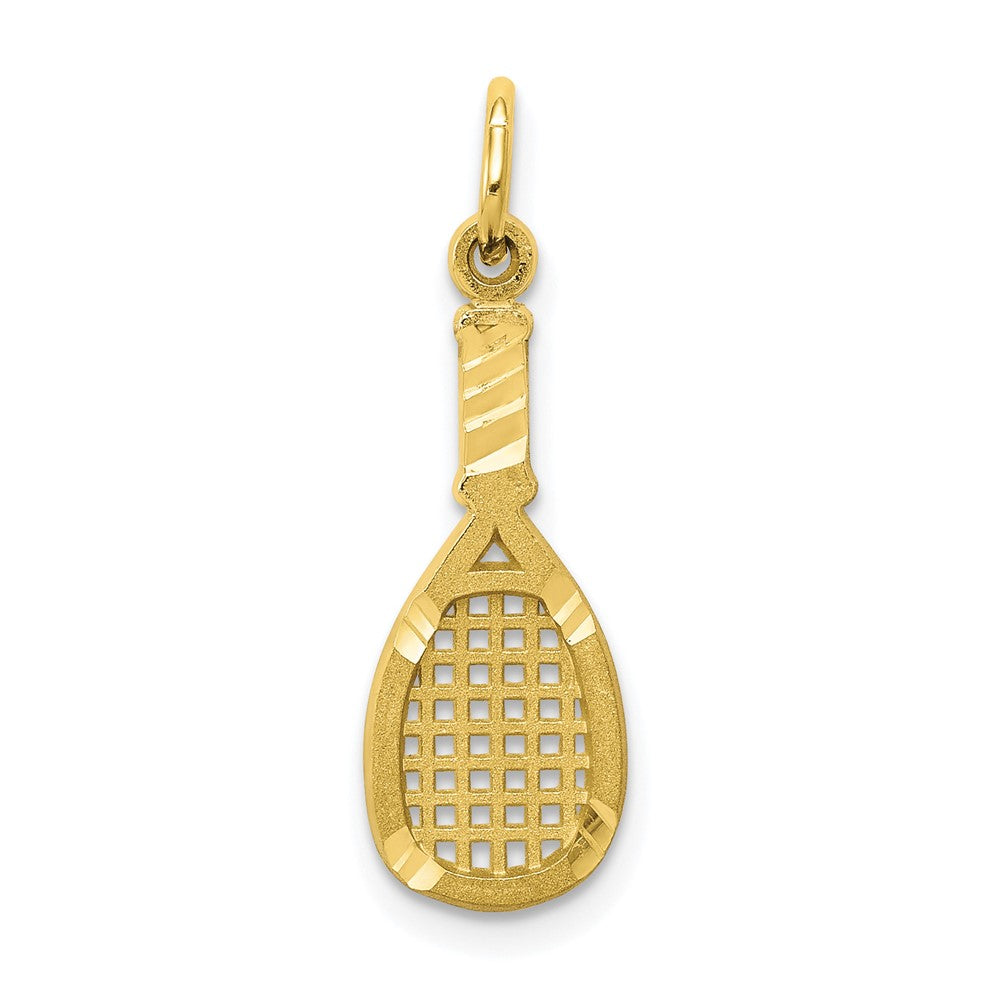 10k Solid Racquetball Racquet Charm