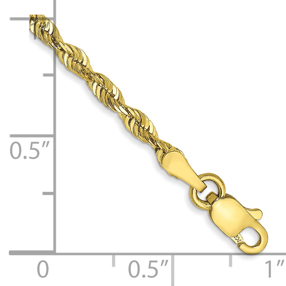 10k 2.55mm D/C Extra-Lite Rope Chain