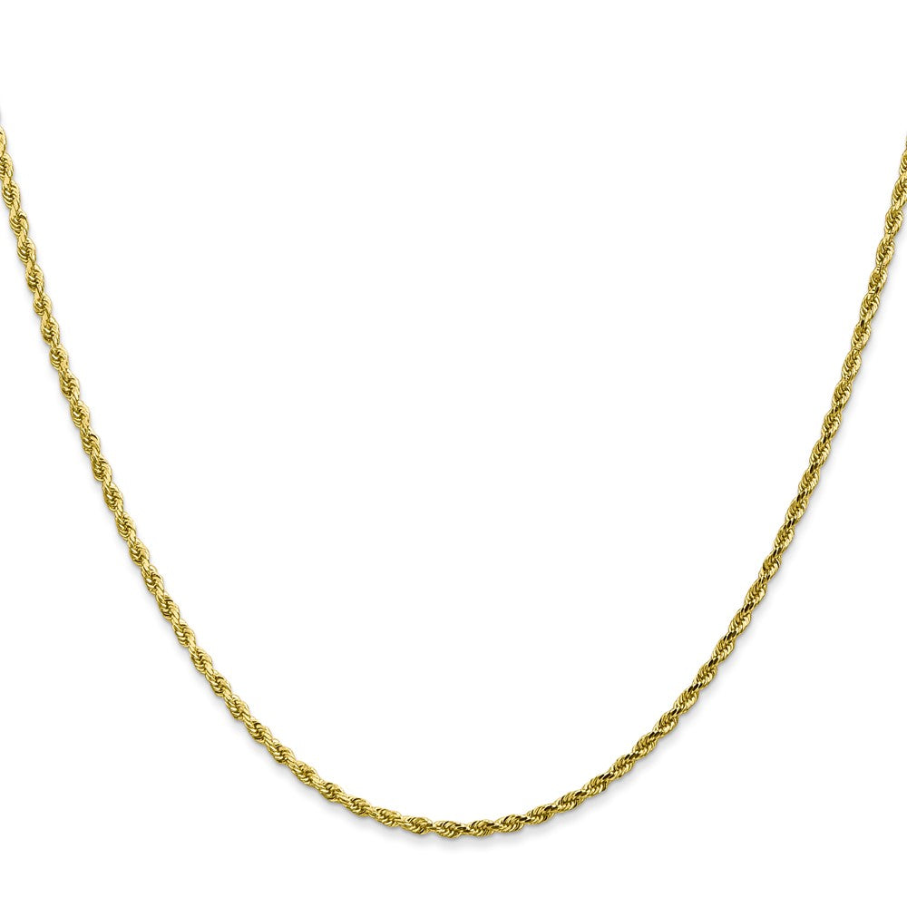 10k 1.75mm Diamond-cut Rope Chain