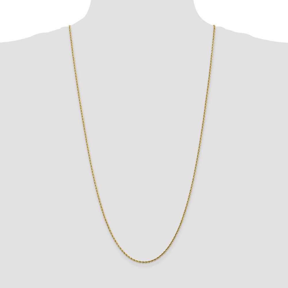 10k 1.75mm Diamond-cut Rope Chain