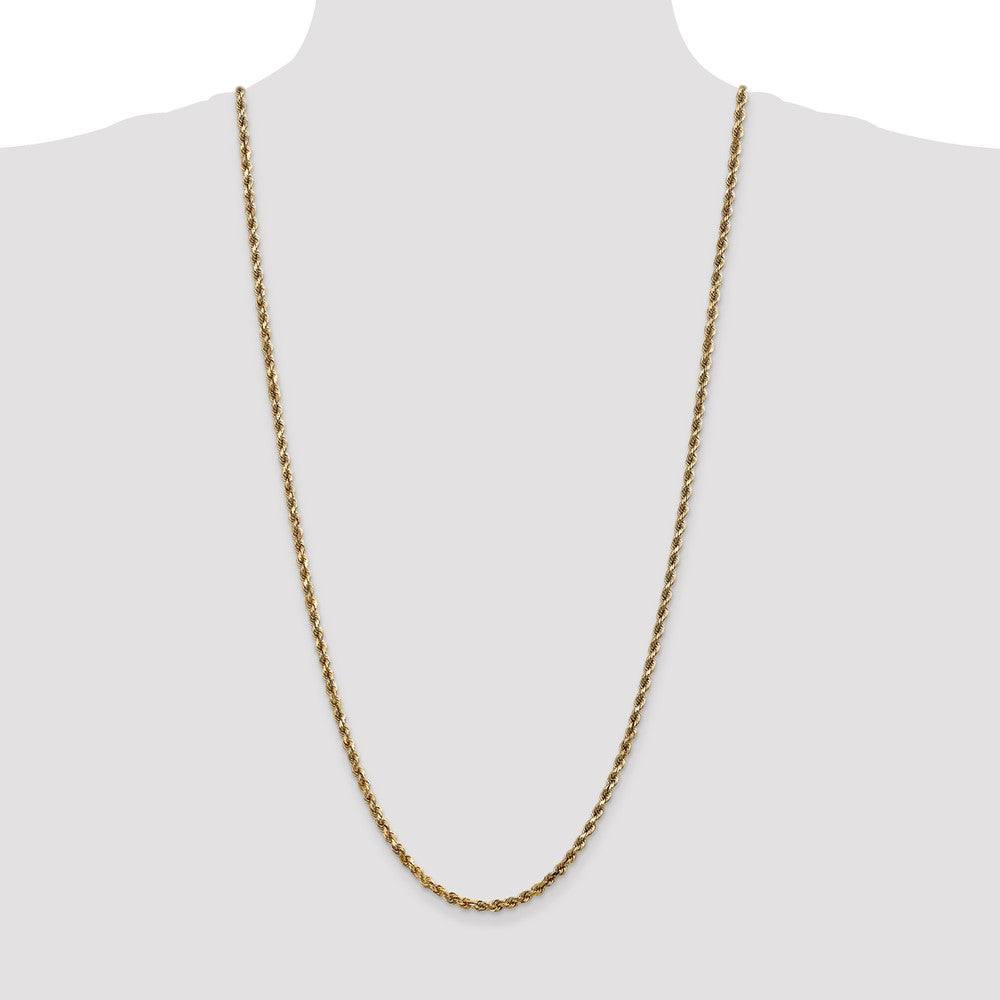 10k 3.5mm Diamond-cut Rope Chain