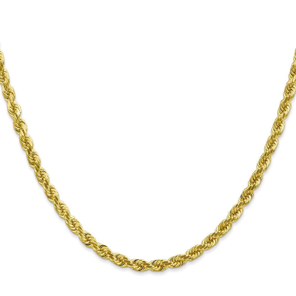 10k 4mm Diamond-cut Rope Chain