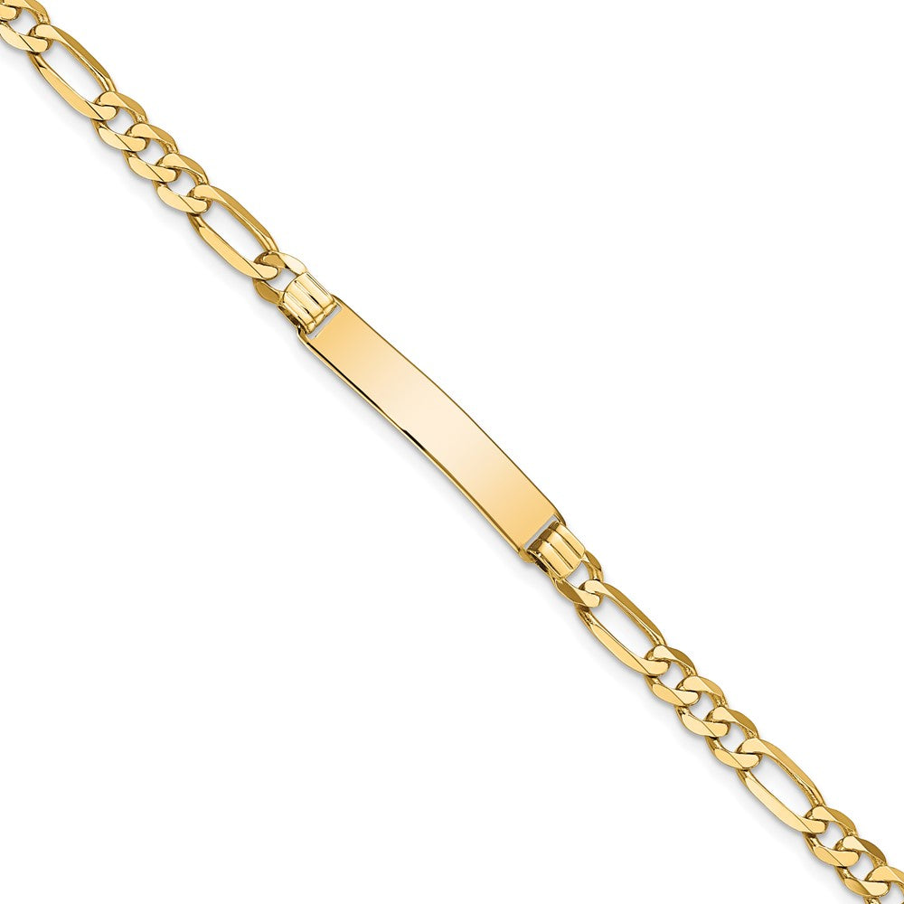 10k Figaro Link ID Bracelet