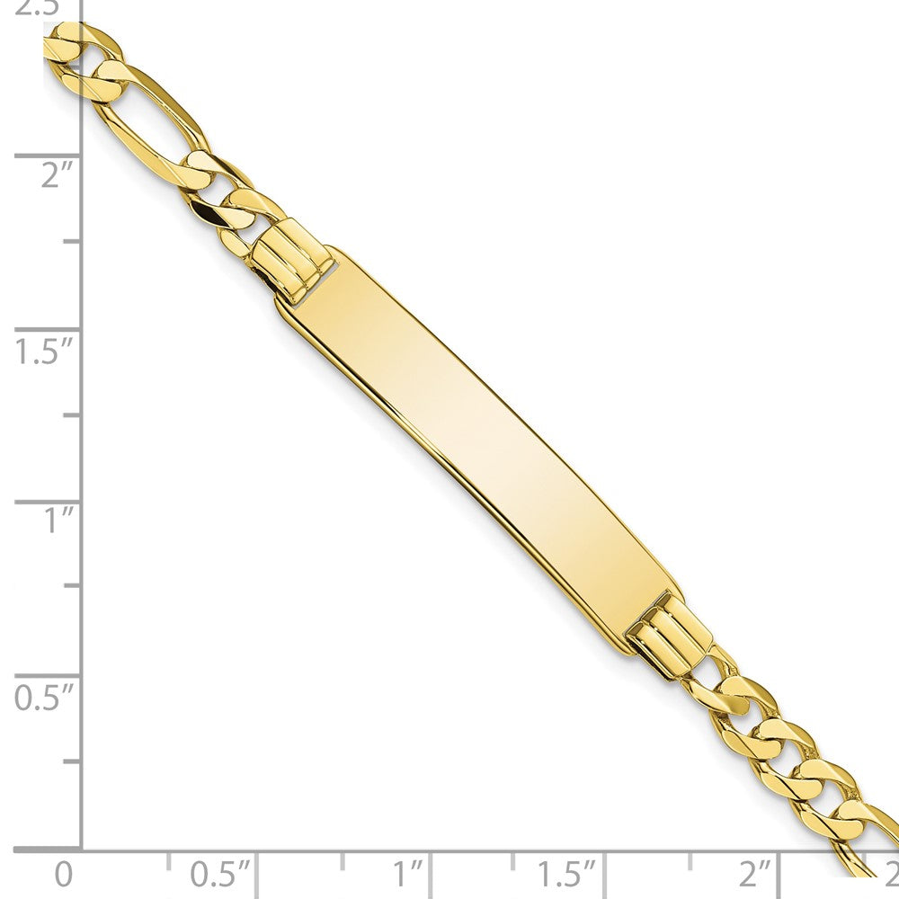 10k Figaro Link ID Bracelet